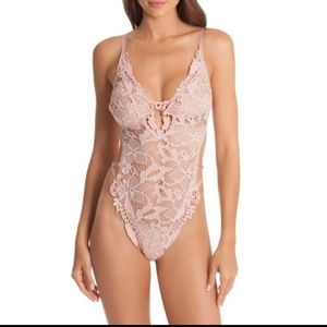 In bloom by jonquil flourish thong teddy bodysuit